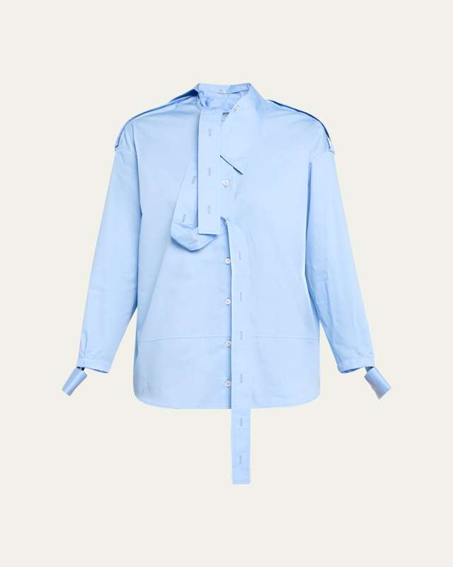 Deconstructed Button-Down Shirt